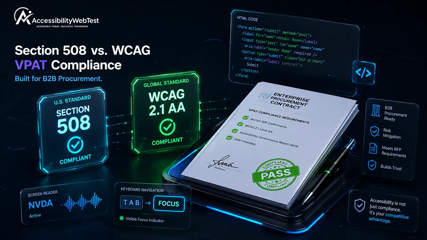 Section 508 VPAT vs. WCAG 2.1 AA VPAT: Which Edition Do You Need?